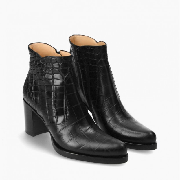 Bottines FREE LANCE Lery 7 - Talons 12 Cm Rose Candy, Cuir, Pointure 37, Occasion Très Bon État