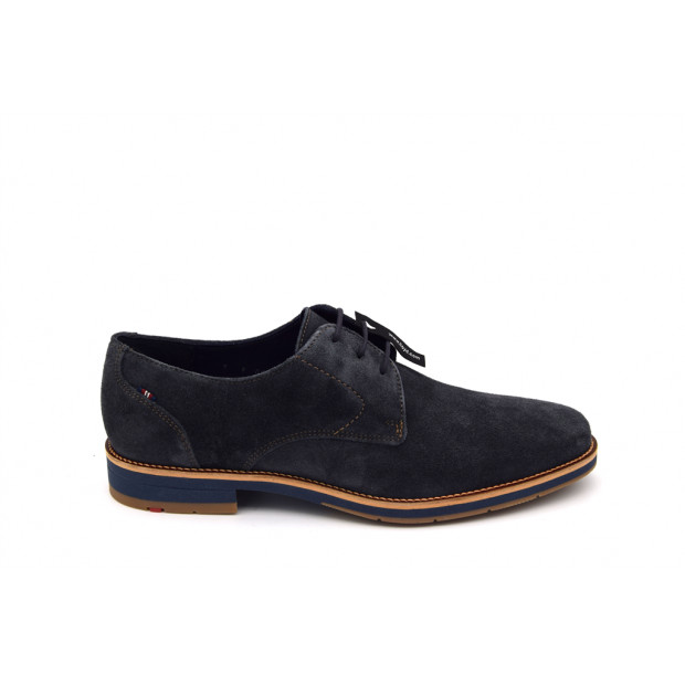 Digel Simon – Chaussures Ville Homme Cuir Lisse Bleu Nuit – Élégantes & Confortables