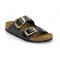 ARIZONA BIG BUCKLE - CUIR - NOIR