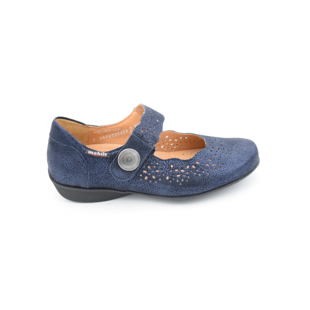Mephisto Ballerine Fabienne Femme - Chaussure Confort Cuir Nubuck Avec Semelle Soft Air